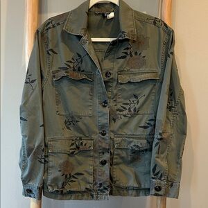 Floral Green Jacket
